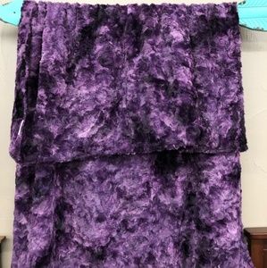 Plum Galaxy Minky Comfort Blanket
